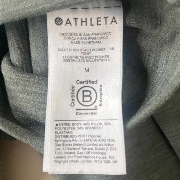 Athleta Salutation Stash Pocket II 7/8 Tight in Powervita - Picture 7 of 10